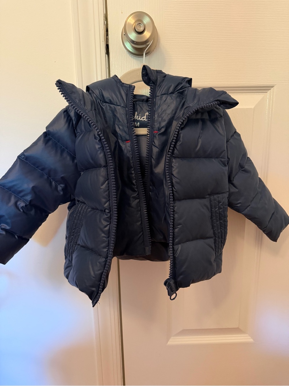 Onekid Navy Car Seat Safe Puffer Coat
